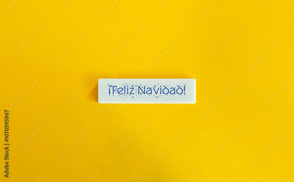 Merry Christmas Words. Text and Snowflakes on Block Letter Tile on Yellow Background. Minimal Aesthetic. Merry Christmas Words. Text and Snowflakes on Block Letter Tile on Yellow Background. Minimal Aesthetic.