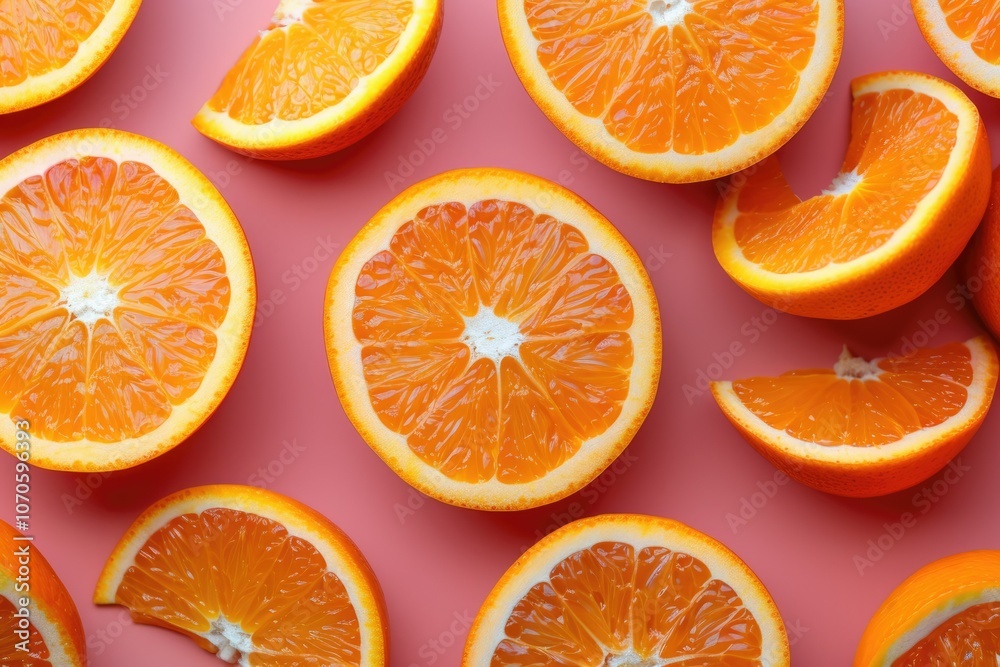 Orange fruit pattern. Healthy food background Orange fruit pattern. Healthy food background