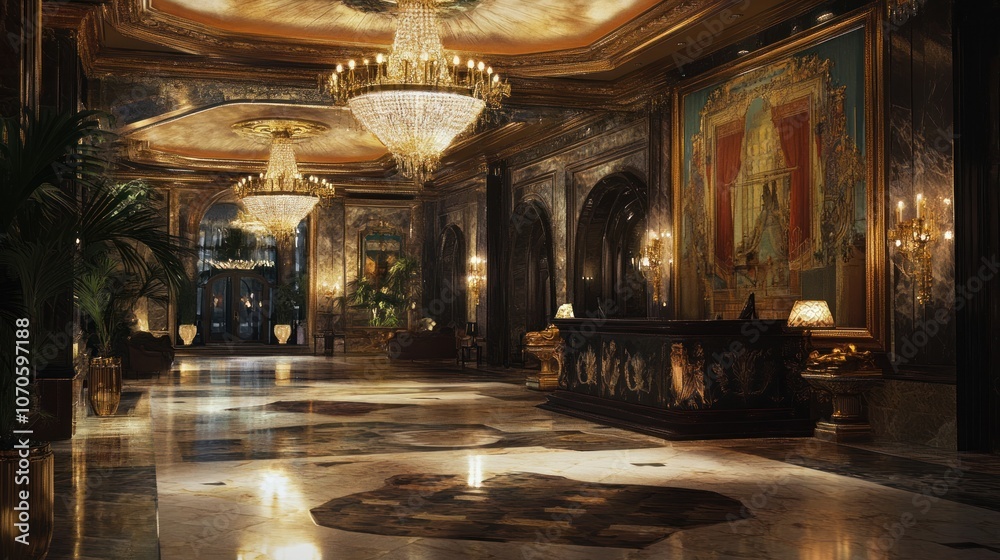 custom made wallpaper toronto digitalOpulent Lobby