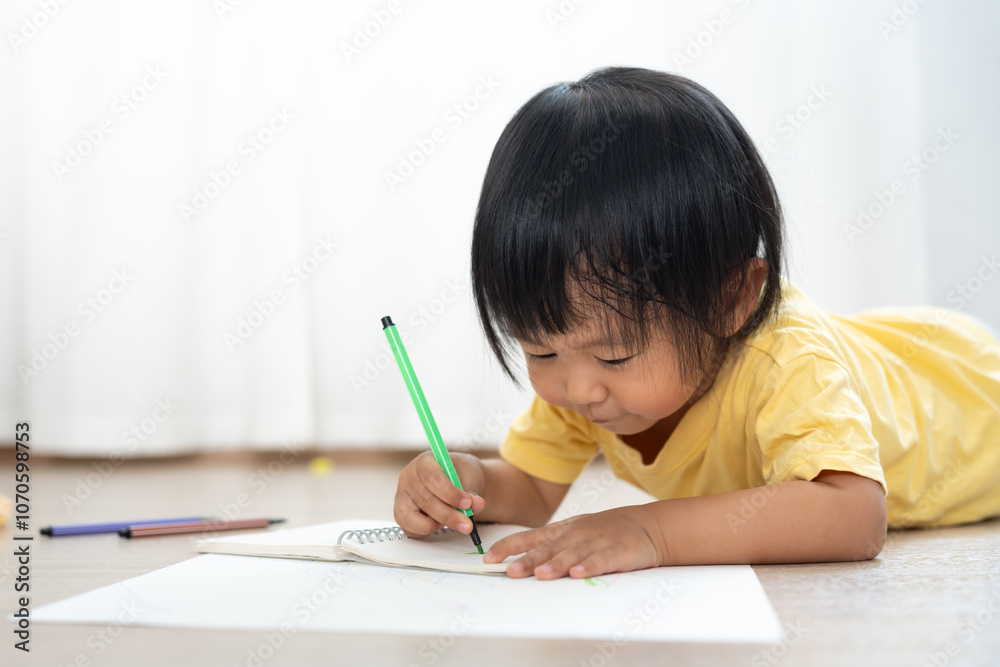 Happy children playing learning paint on paper. Activity, development, IQ, EQ, meditation, brain, muscles, essential skills, family having fun spending time together. Holiday. Happy children playing learning paint on paper. Activity, development, IQ, EQ, meditation, brain, muscles, essential skills, family having fun spending time together. Holiday.