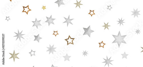 An abstract image of stars against a black background, showcasing a variety of colors and sizes.