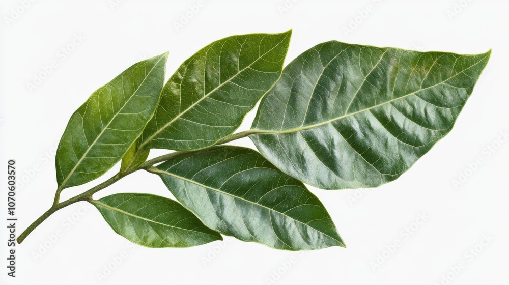 Obraz premium Close-up of Vibrant Green Leaves