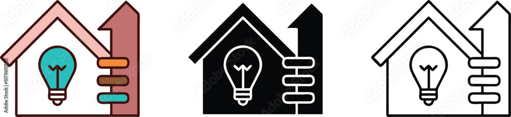 Home Energy Efficiency Improvement Ideas Icon Home Energy Efficiency Improvement Ideas Icon