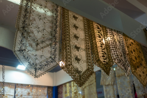 Selling Of Indian Souvenirs on A Stall At The Market photo