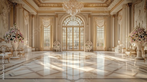 Obraz na płótnie Grand Ballroom Interior Design w salonie