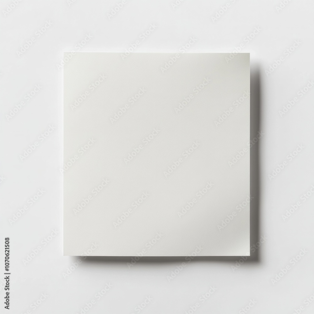 Blank white paper on neutral background for design and mockups Blank white paper on neutral background for design and mockups