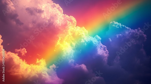 Vibrant Rainbow in the Sky