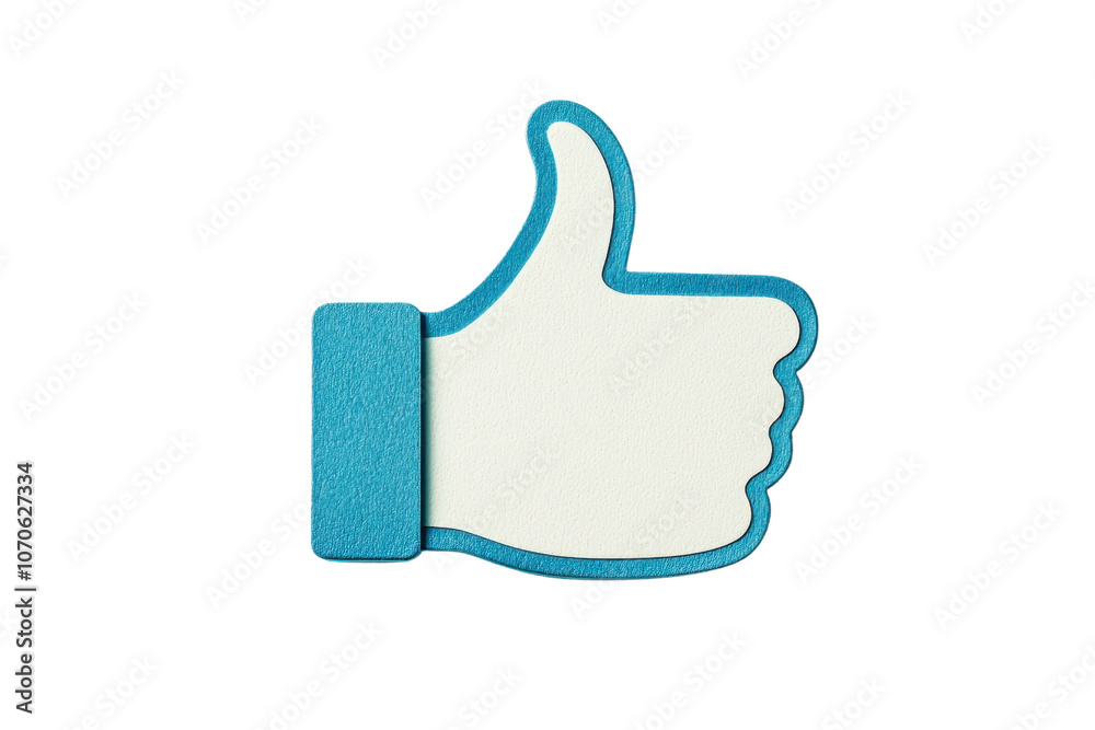 A colorful thumbs-up symbol representing approval and positivity. A colorful thumbs-up symbol representing approval and positivity.