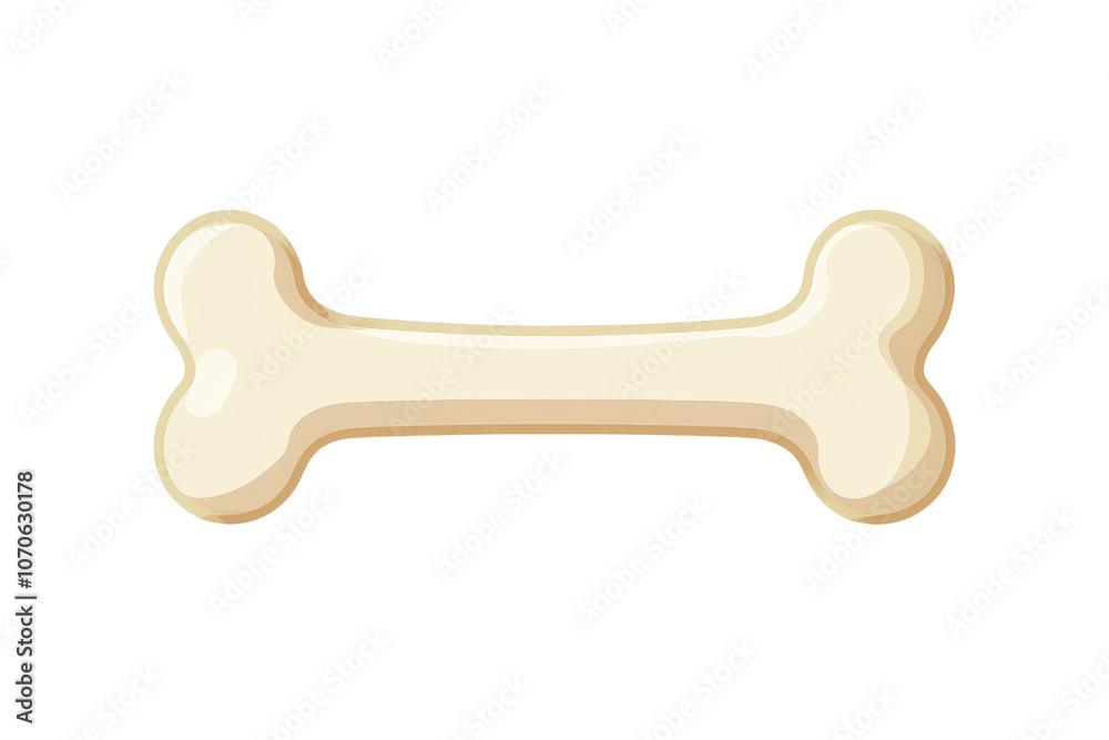 A stylized bone icon, featuring a smooth, rounded shape with a creamy color. A stylized bone icon, featuring a smooth, rounded shape with a creamy color.