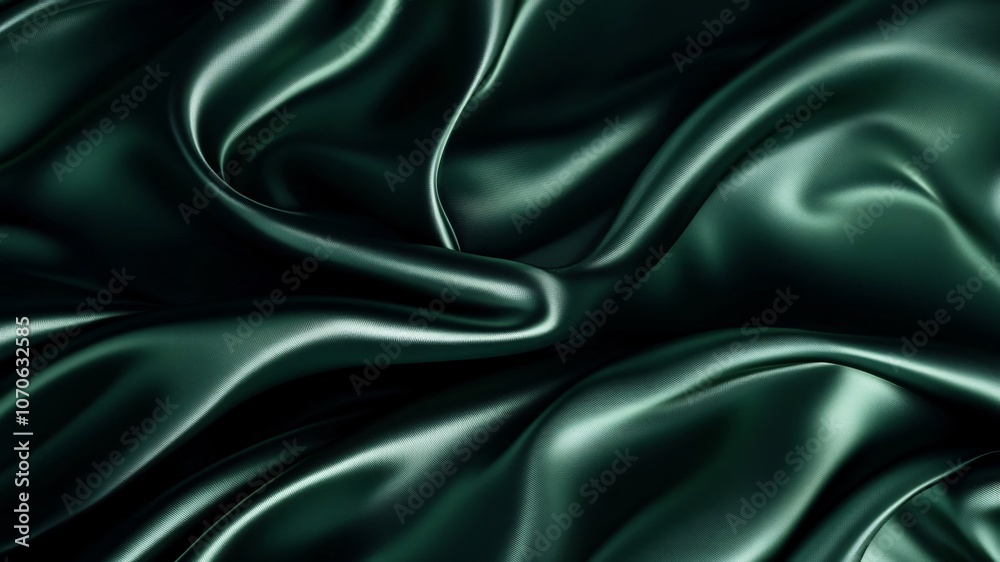 a green silk fabric with a green background that says green a green silk fabric with a green background that says green