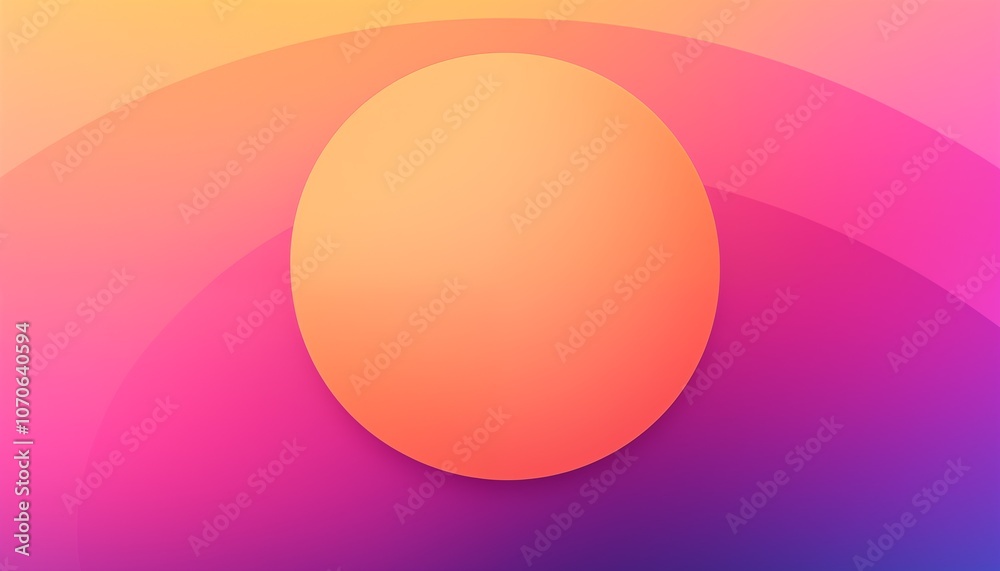 abstract background with circles, round, pink purple orange gradient abstract background with circles, round, pink purple orange gradient