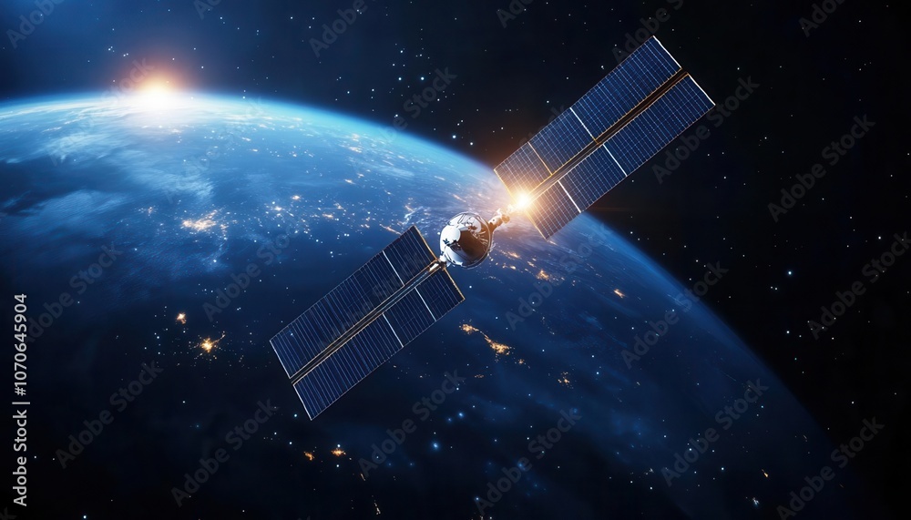 Blank satellite display screen, ideal for custom graphics, space science graphic space, space communication Blank satellite display screen, ideal for custom graphics, space science graphic space, space communication