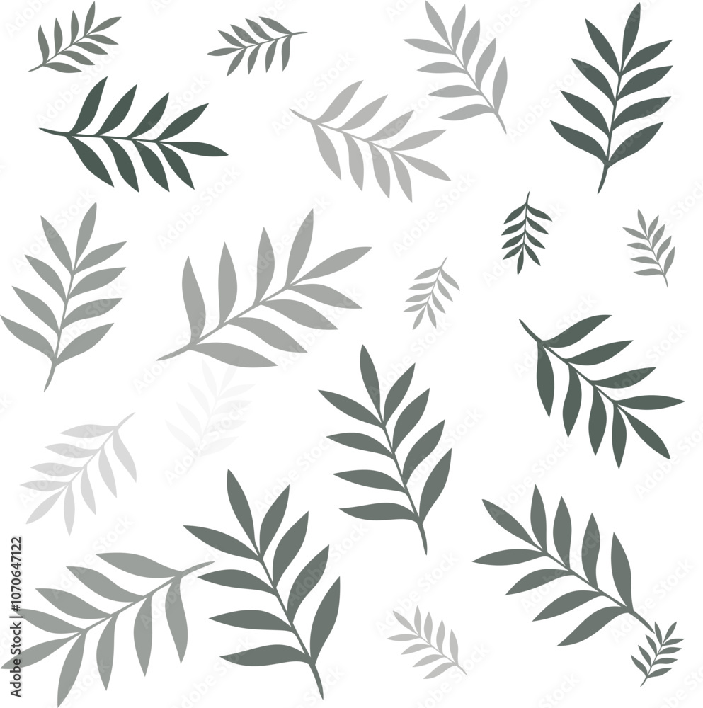 Minimalist Foliage Pattern Minimalist Foliage Pattern