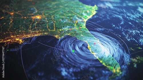 Visual Representation of Projected Hurricanes