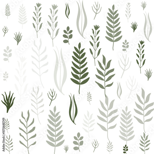 Green Leaves Pattern