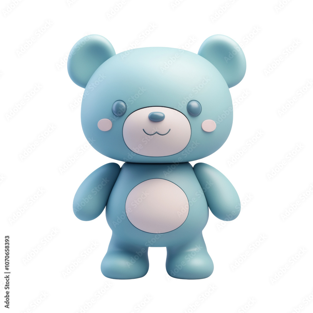 Obraz premium 3D Cute Teddy Bear Icon