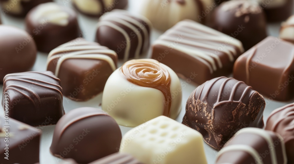 Assortment of Delicious Chocolates