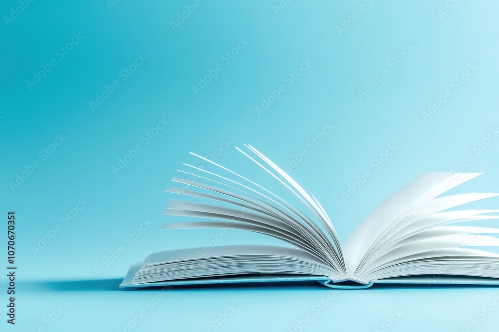 Fototapeta premium Create an eye-catching minimalist hardcover book mockup with a blank spine for enhanced visual appeal