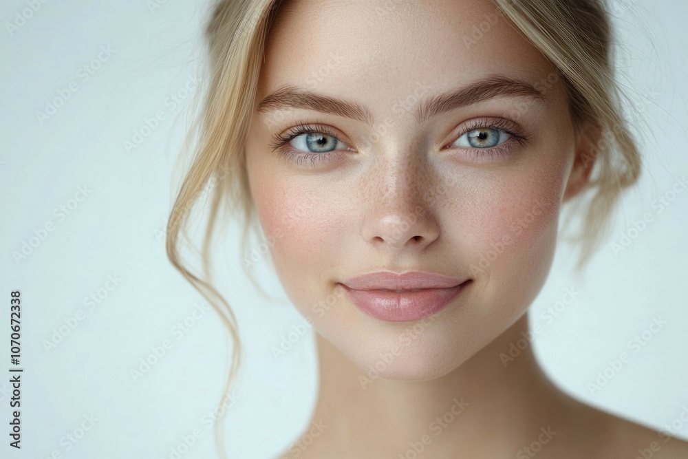 Naklejka premium Stunning and Beautiful Girl: Explore Beauty, Style, and Confidence