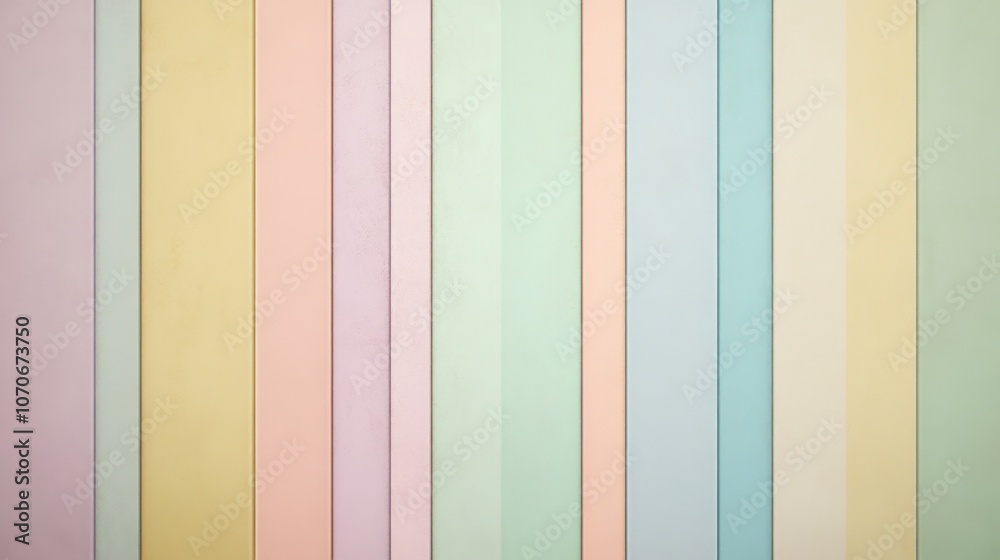 A vibrant display of pastel-colored wooden panels in soft hues, creating a calming and cheerful atmosphere. A vibrant display of pastel-colored wooden panels in soft hues, creating a calming and cheerful atmosphere.