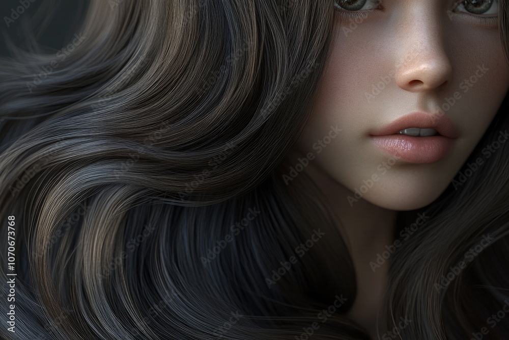 Obraz premium Stunning and Beautiful Girl: Explore Beauty, Style, and Confidence