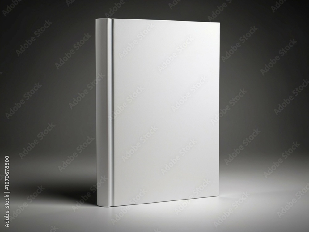 A white book cover against a dark background A white book cover against a dark background