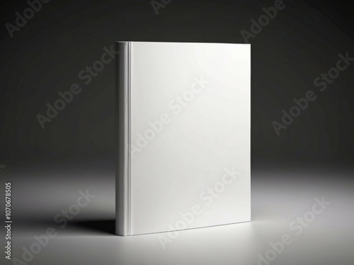 White book cover with a dark background.