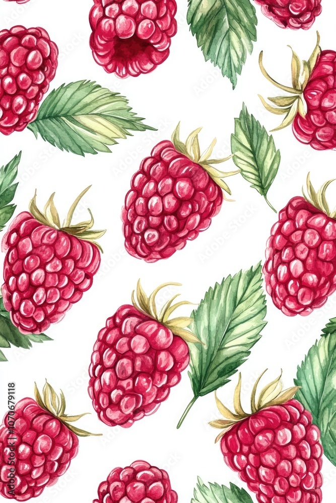 Raspberry Berry Pattern Raspberry Berry Pattern
