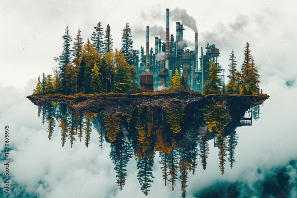 Fototapeta premium Industrial Island