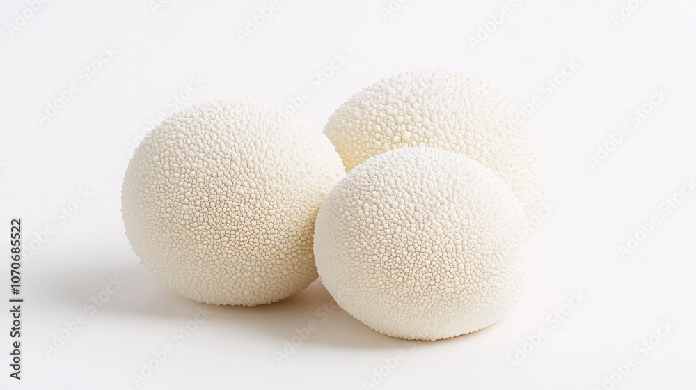Textured White Spheres: A Modern Art Sculpture Textured White Spheres: A Modern Art Sculpture