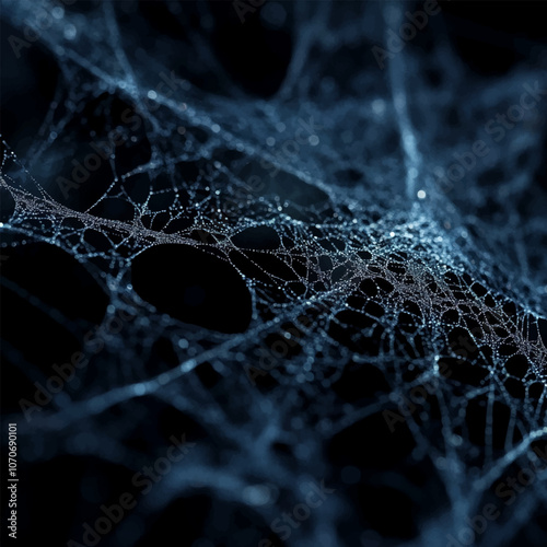 Captivating Arachnid Surrealist Spider s Intricate Web Patterns in Moody Darkness Showcasing the Delicate Silk Strands Glistening Eyes and Hairy Legs in a Dali esque Composition.