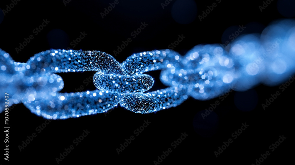 close-up shot of a chain, with each link intricately designed, symbolizing strength, unity, and interconnectedness. The detailed texture emphasizes resilience and the power of connections close-up shot of a chain, with each link intricately designed, symbolizing strength, unity, and interconnectedness. The detailed texture emphasizes resilience and the power of connections