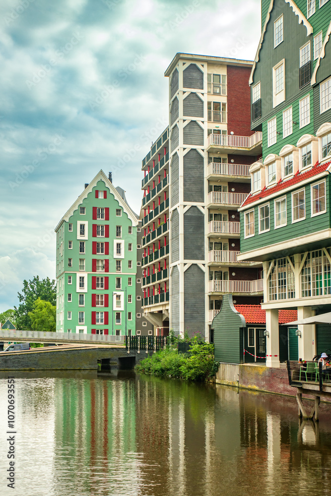 Modern architecture and buildings in Netherlands