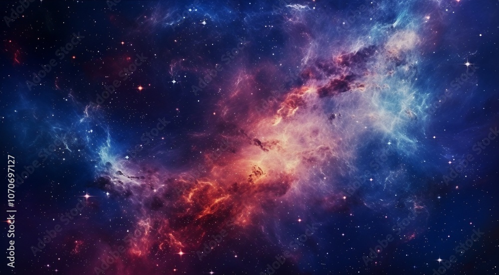 Fototapeta premium background with stars, space galaxy background, background with space, galaxy in the space with stars