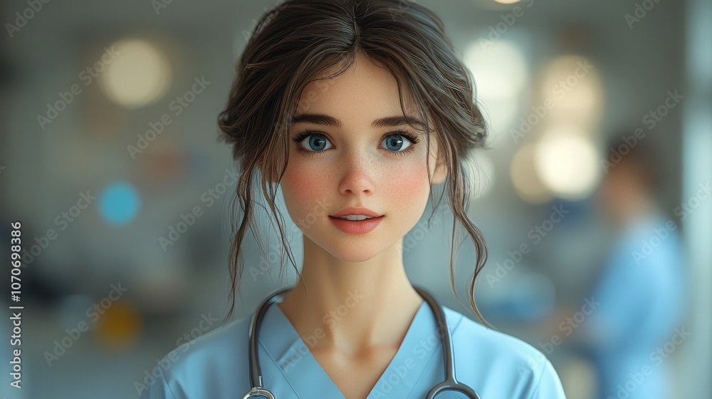 Virtual nurse interacting with patients in a mobile health setting Virtual nurse interacting with patients in a mobile health setting
