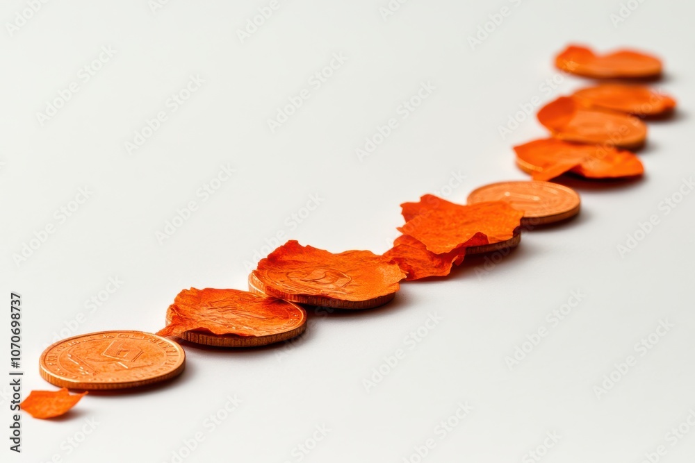 Profit Spike Graph on White Background Profit Spike Graph on White Background