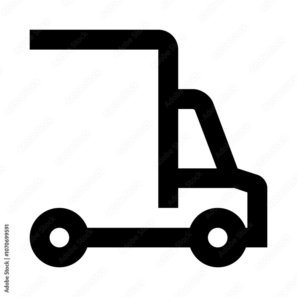 Delivery Truck Line Icon Delivery Truck Line Icon