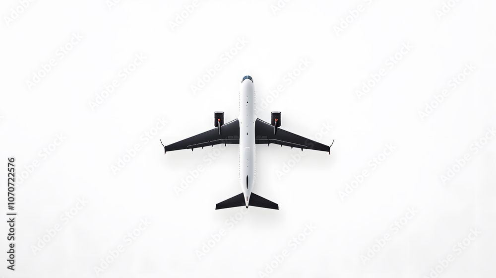 3d model of airplane isolated on white 3d model of airplane isolated on white