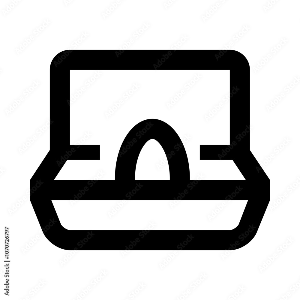 Egg Box Line Icon Egg Box Line Icon