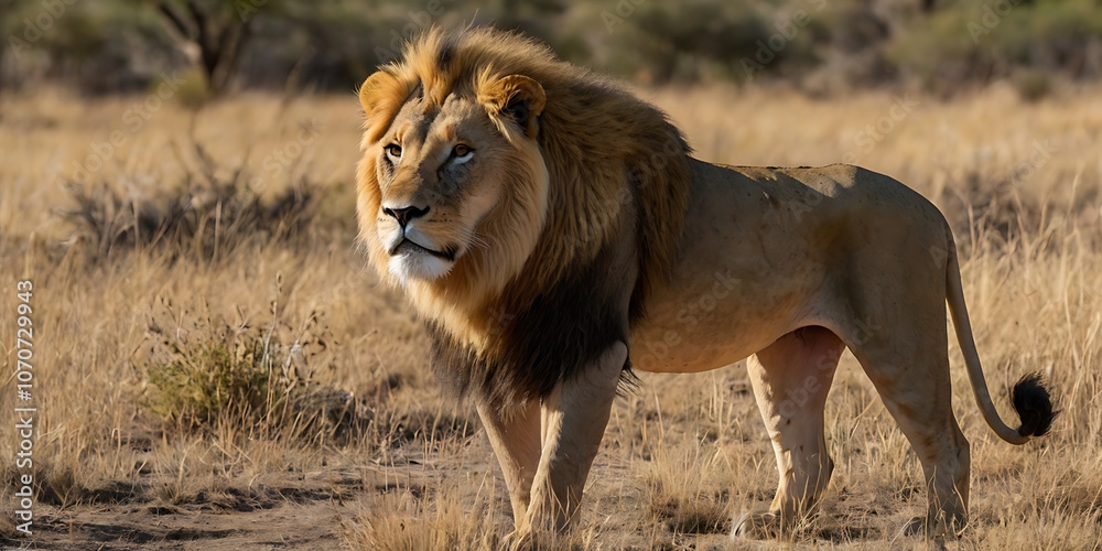 Fototapeta premium animals in national park, wildlife, created by Generative AI