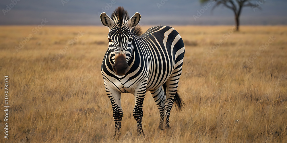 Naklejka premium animals in national park, wildlife, created by Generative AI