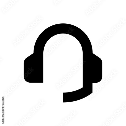 Support Headset Device Line Icon