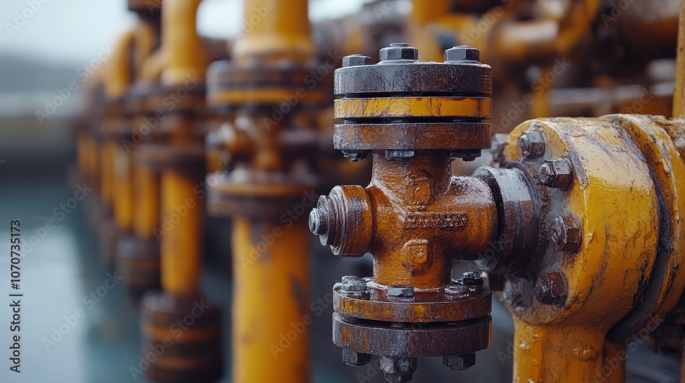 Close-Up Inspection of Valves in Bright Daylight Close-Up Inspection of Valves in Bright Daylight