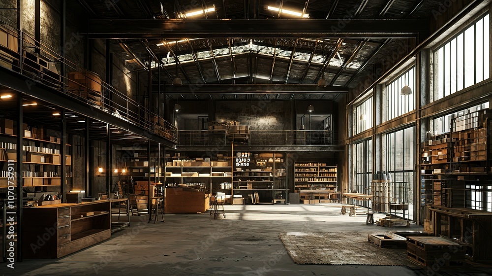 Modern Industrial Warehouse Interior Design Modern Industrial Warehouse Interior Design