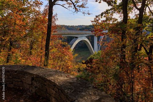 bridge in autumn