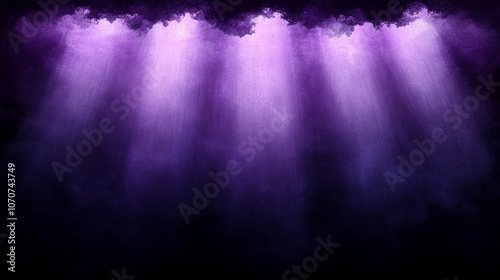 soft, radiant light rays cutting through a dark background, creating a mystical and abstract atmosphere. Ideal for themes of hope, enlightenment, or introspection photo