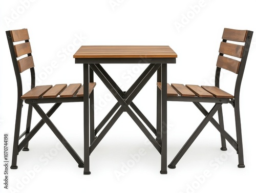 Classic Outdoor Cafe Table and Chairs Set