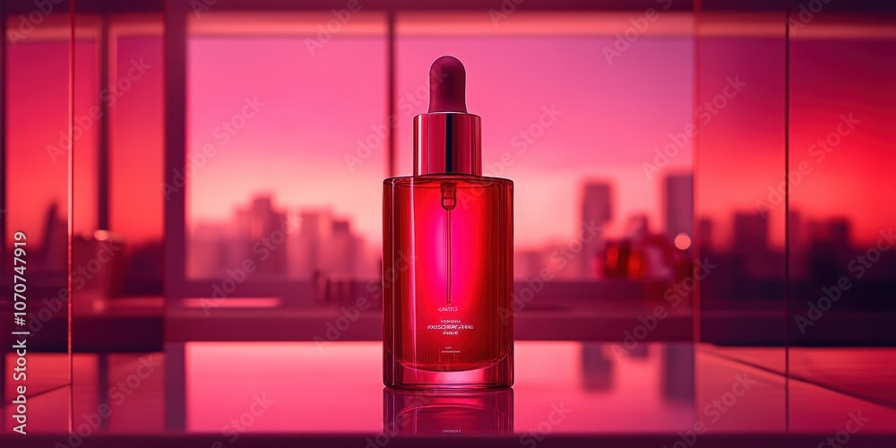 Anti-aging serum pump Commercial poster Product photo Anti-aging serum pump Commercial poster Product photo