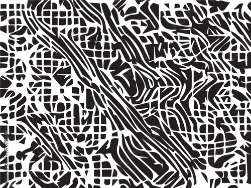 Abstract irregular grid check. Seamless pattern