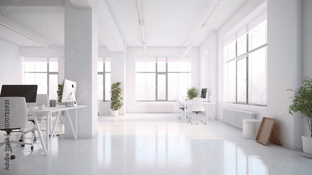 Modern Bright Office Interior Design Concept Modern Bright Office Interior Design Concept
